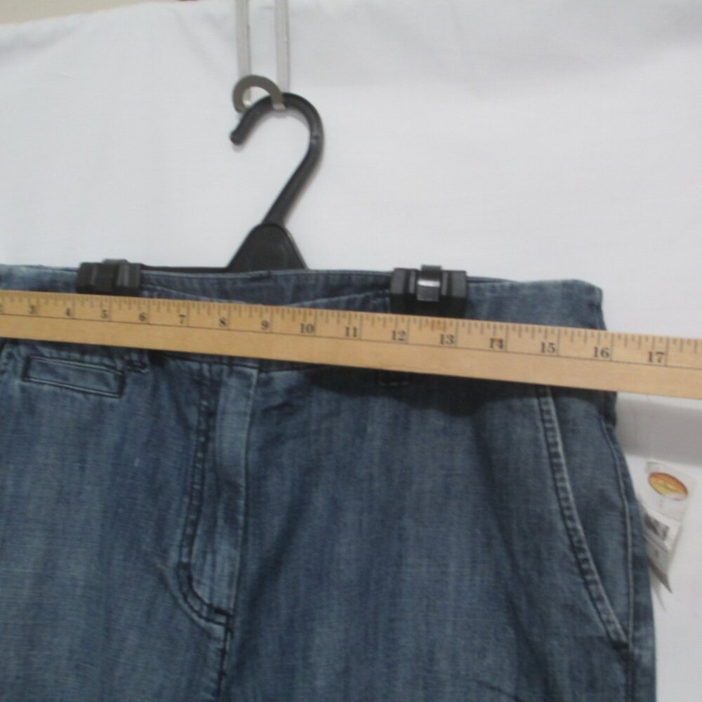NWT Talbots Jean Cargo Capris Women Size 8 Vintage Y2K - Picture 5 of 7